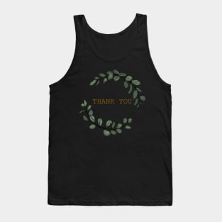 Thank You Card Tank Top